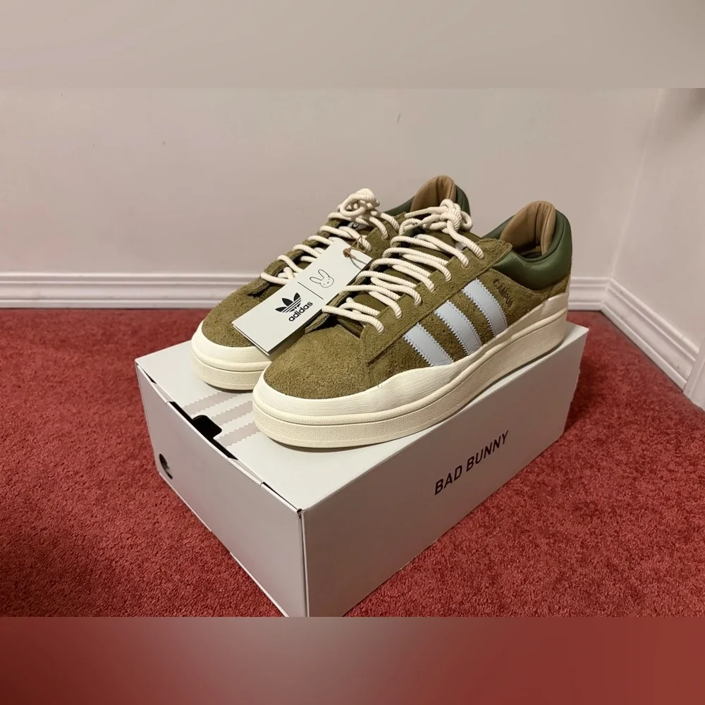 Bad Bunny x adidas Campus 'Wild Moss' - Picture 2 of 4